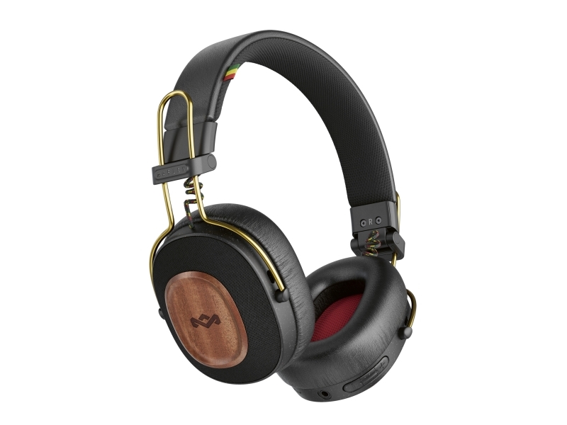 Marley Positive Vibration Riddim-hovedtelefoner. Rasta