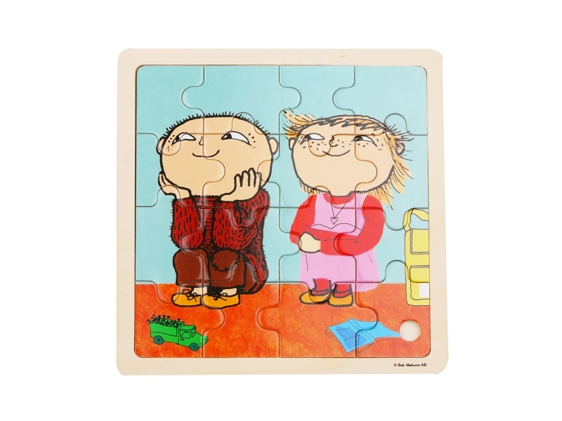 Alfons Åberg Und Freundin - Holzpuzzle