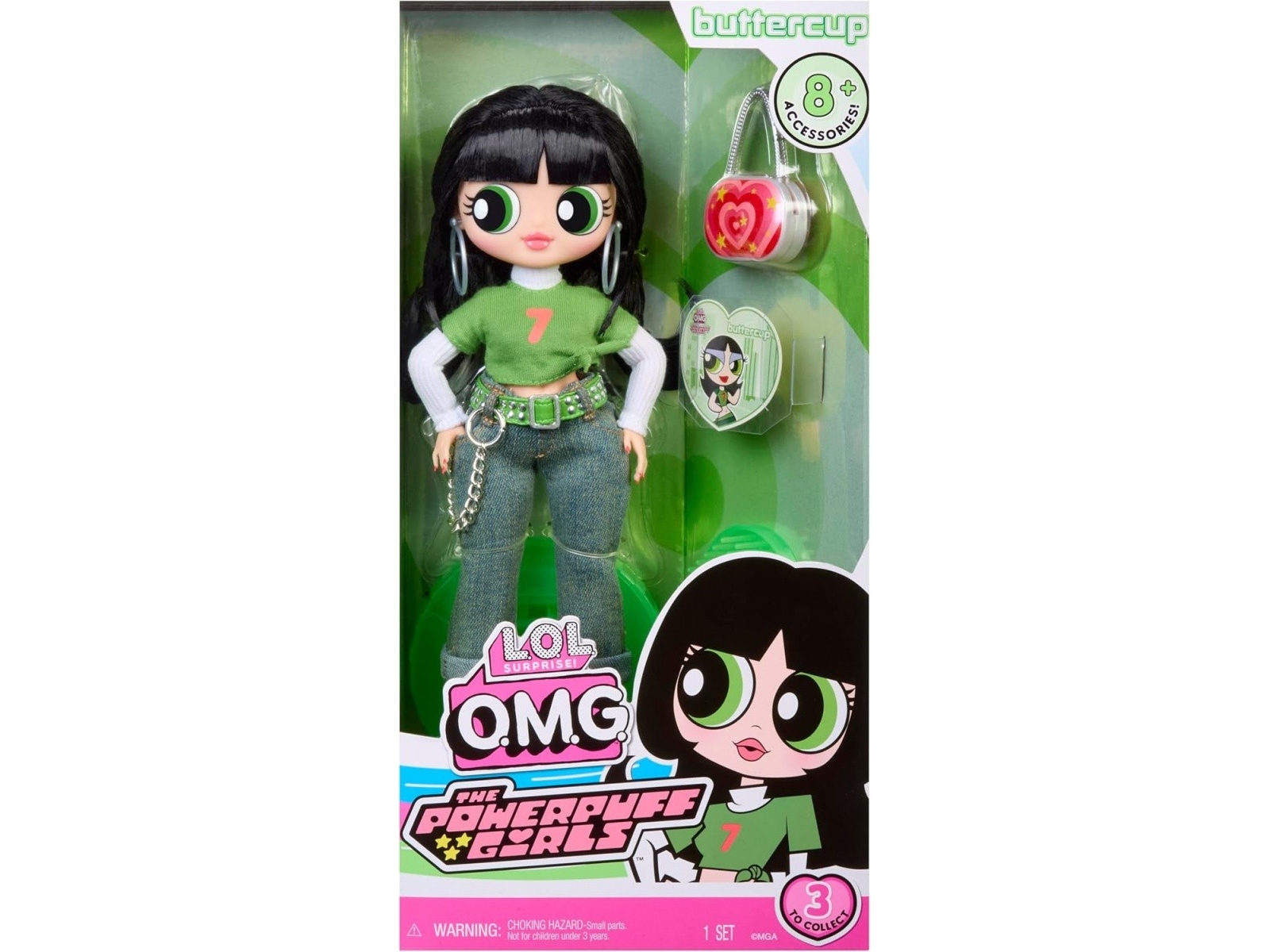 Lol Surprise Omg Powerpuff Girls Puppe - Buttercup