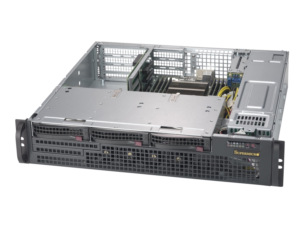 Supermicro Cse-825Mbtqc-R802wb, Rack, Server, Schwarz, 2U, Hdd, Lan, Leistung, System, Bsmi Ccc Ce/Emc Fcc Class A Tuv/Cb Ul/Cul