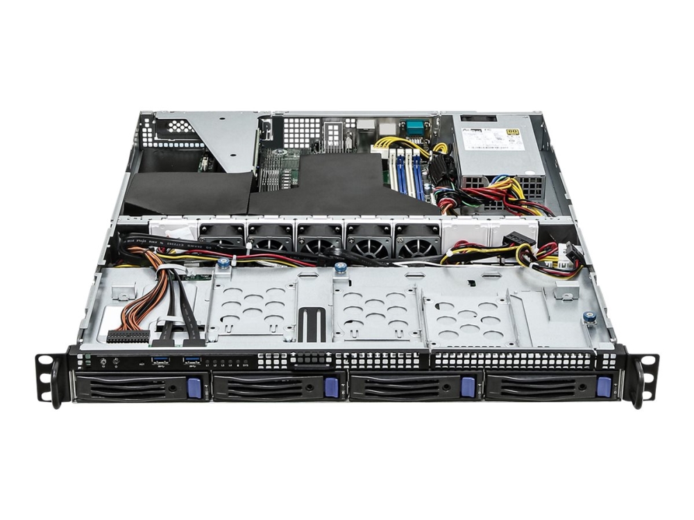 ASRock Rack 1U4LW-X570 - Server - rack-monterbar 1U - envejs - uden CPU - RAM 0 GB - SATA - hot-swap 3.5 bås(e) - ingen HDD - AST2500 / Radeon Graphics (CPU required) - Gigabit Ethernet - intet OS - skærm: ingen