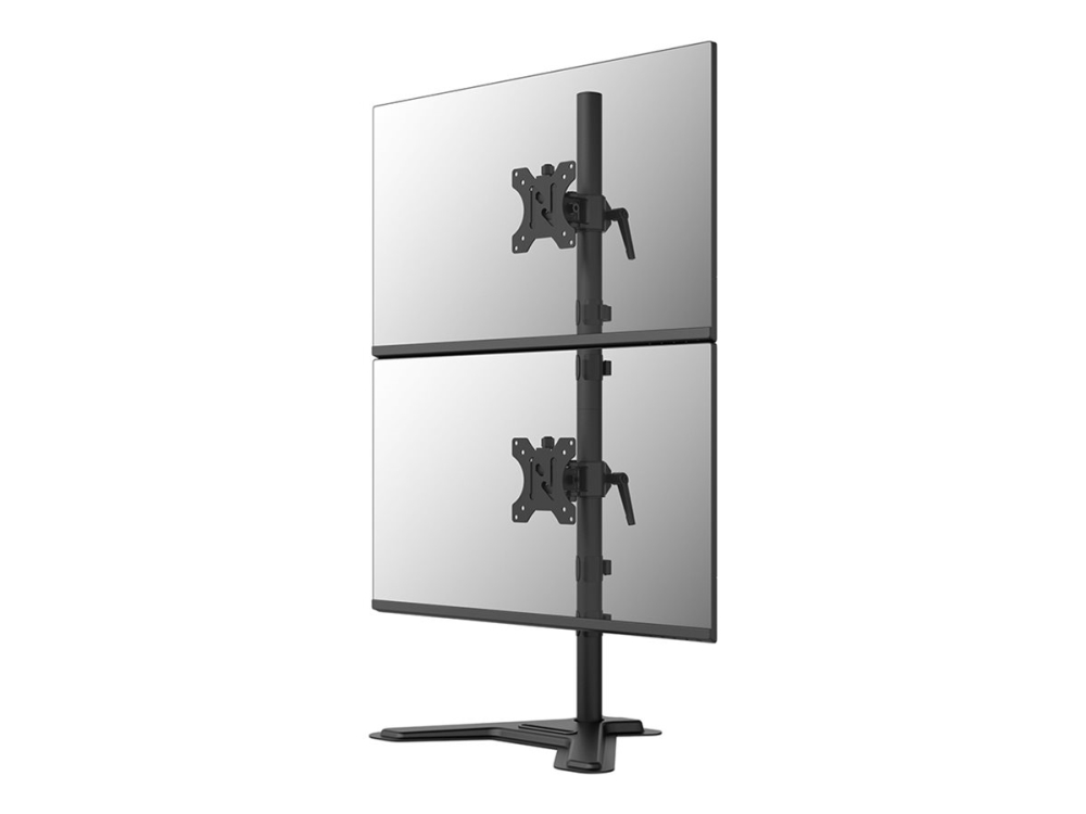 Neomounts Ds45-600Bl2v - Monteringssæt (Monitor Stand) - Fuld Bevægelse - For 2 Lcd Displays - Stål - Sort - Skærmstørrelse: 10"-32" - Skrivebordsmon