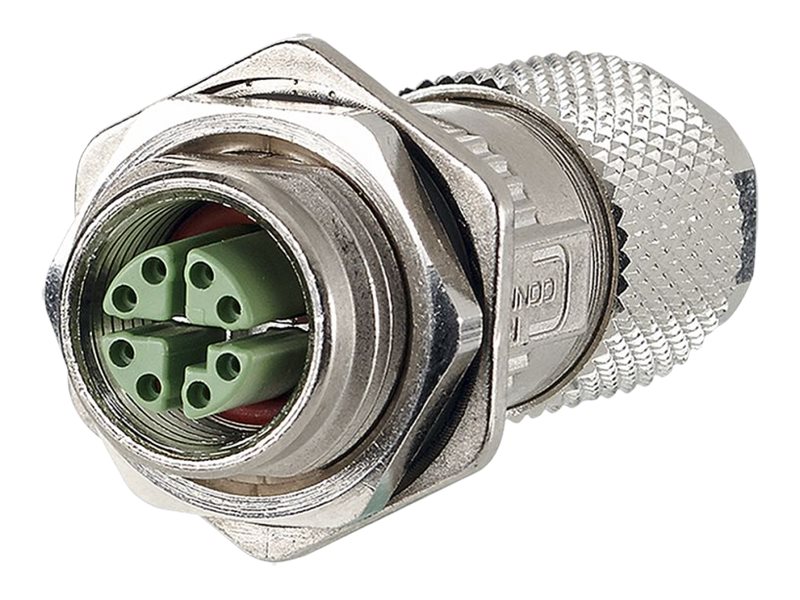 Metz Connect - Netværk-Konnektor - 8-Pins M12 Til 8-Pin Idc - Afskærmet - Cat 6A - Ieee 802.3An