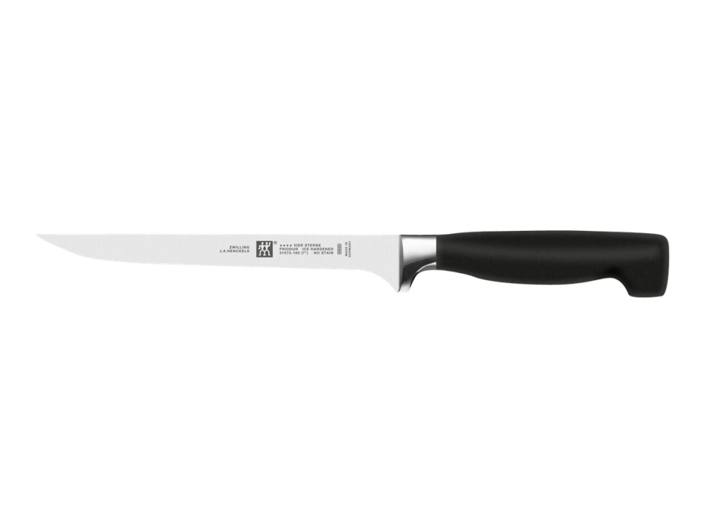 Zwilling Zwilling Four star filleteringskniv 18 cm Sort-rustfrit stål