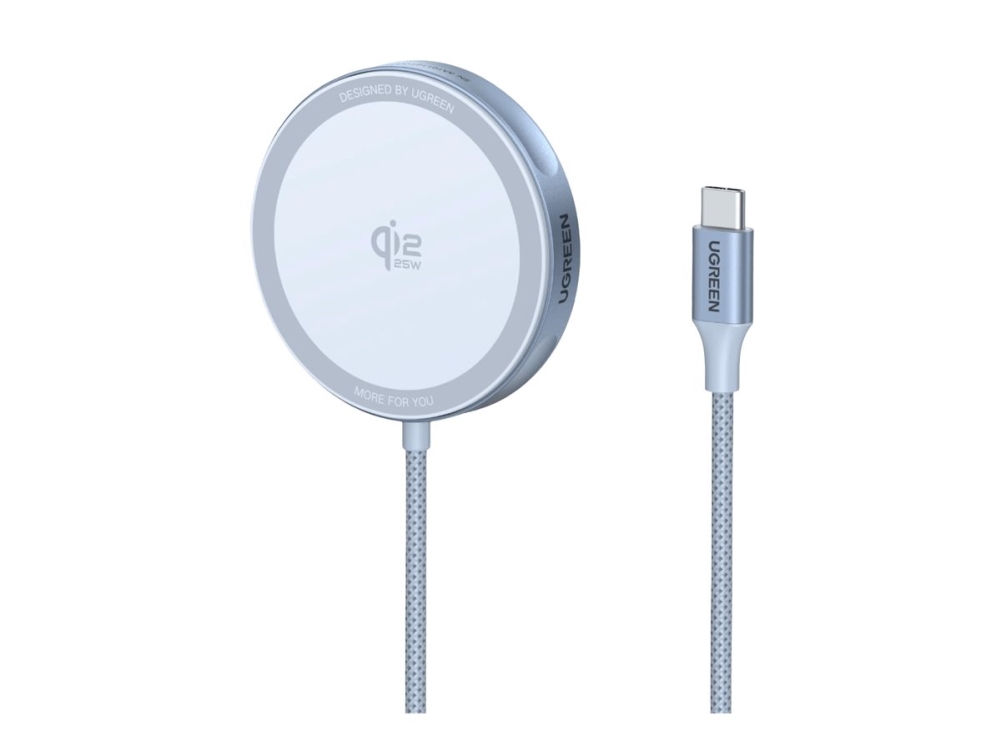Ugreen Magflow, Auto, Usb, Kabelloses Aufladen, Grau