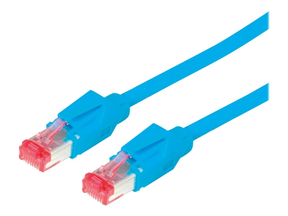 Secomp Draka Uc600 Ss27 - Patchkabel - Rj-45 (Han) Til Rj-45 (Han) - 3 M - Afskærmet Parsnoet Kabel (Sstp) - Cat 6 - Halogenfri - Blå