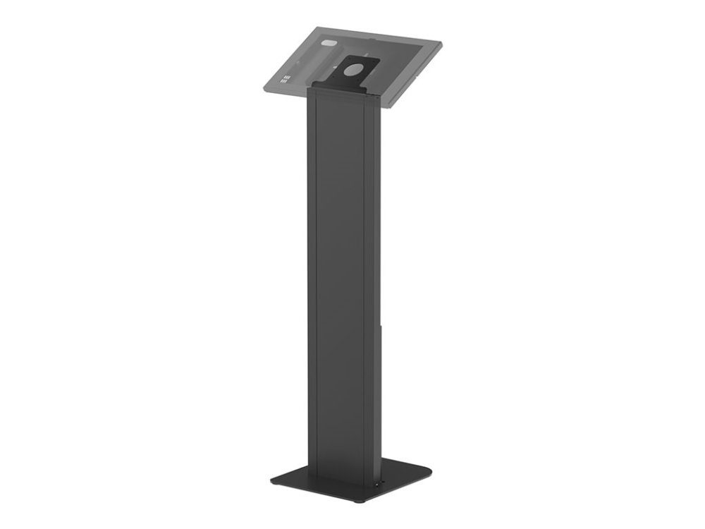 Neomounts Fl15-628Bl1 Tablet-Bodenständer - Max 3 Kg | 6,6 Lbs - Abschließbar, Tablet-Ständer, Universal, Schwarz, Stahl, 300 Mm, 340 Mm