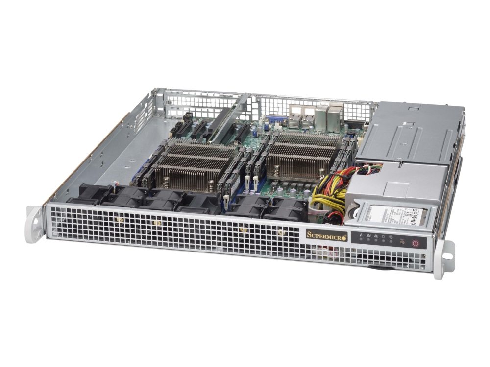 Supermicro Sc514 R407c - Rack-Monterbar 1U - Udvidet Atx - Sata/Sas - Non-Hot-Swap 400 Watt
