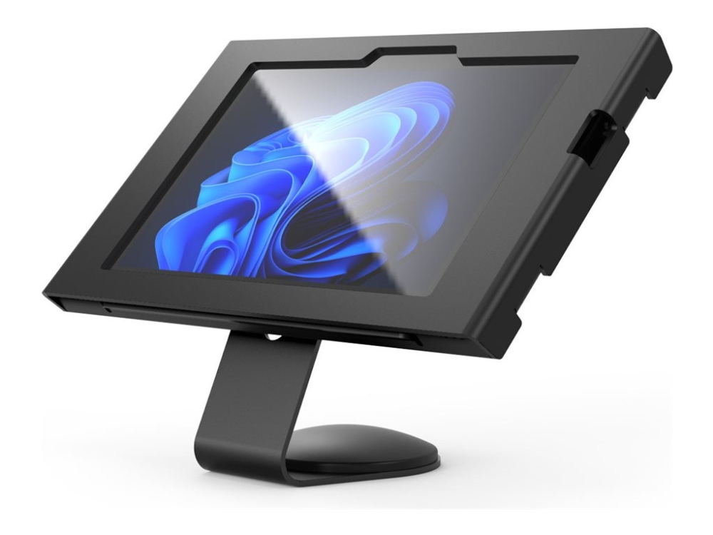 Compulocks Surface Go 1-4 Gen Apex Enclosure Core Stand Black - Ständer - Exponierte Front-/Rückkamera Und Sensoren - Für Tablet - Abschließbar - Met