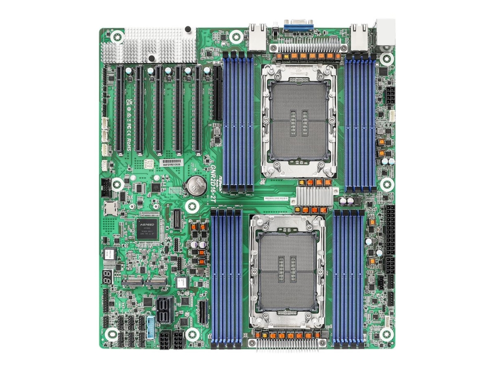 Asrock GNR2D16-2T, Intel, LGA 4710 (Socket E2), Intel Xeon 6300, DDR5-SDRAM, 128 GB, 1.1 V
