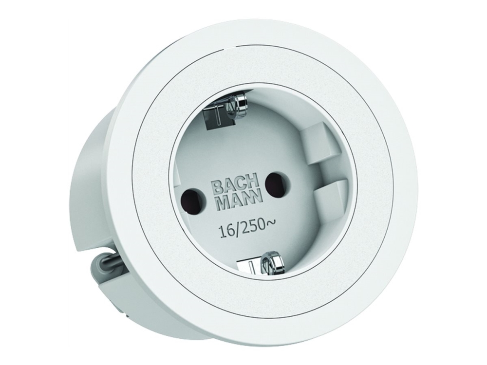 Bachmann 926.300, Weiß, Kunststoff, 0,2 M, 1 Stück(E), 126 Mm, 126 Mm