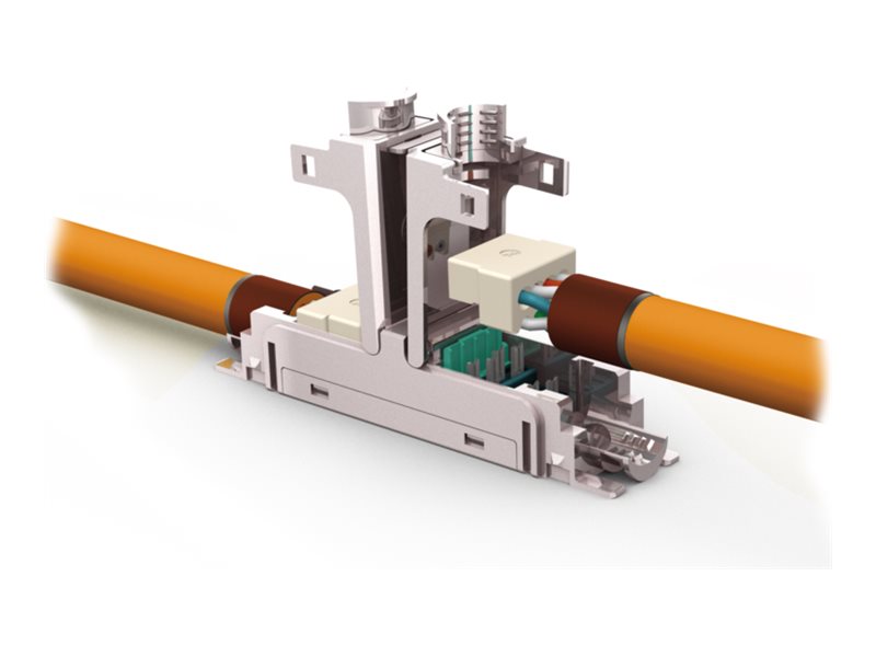 EasyLan Cu fixLink - Modulär insats (koppling) - ISO/IEC - CAT 6a - skärmad - 1 port | Komponenter - Elektronik - Dioder | GameStuff