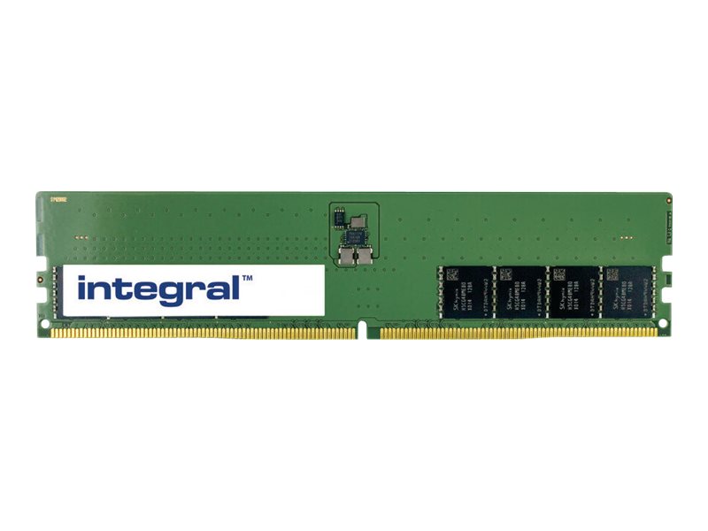 Integral - Ddr5 - Modul - 32 Gb - Dimm 288-Pin - 4800 Mhz / Pc5-38400 - Cl40 - 1.1 V - Ikke Bufferet - On-Die Ecc