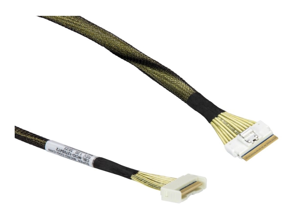Supermicro - Ata/Sas-Kabel - Mini Cool Edge Io (Mcio) X8 Lige Til Slim Sas X8 Lige - 45 Cm - Pcie Gen5