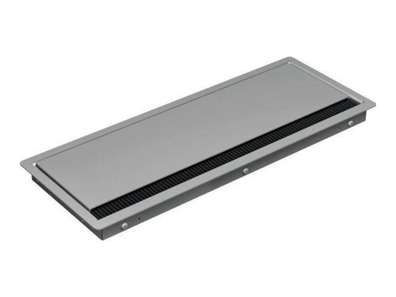 Bachmann Coni - Strømstripramme - Built-In, For 4-Way Power Strip - Desktop - Ral 9006, Sølvgrå
