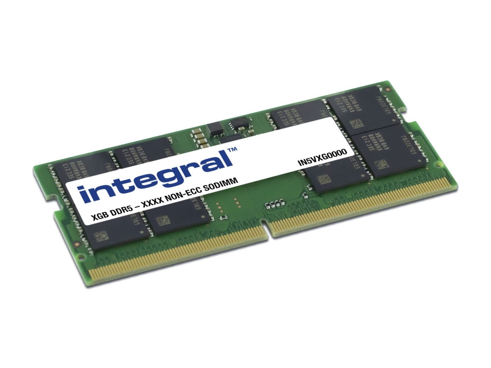 Integral In5v16gnhrbx, 16 Gb, 1 X 16 Gb, Ddr5, 4800 Mhz, 262-Pin So-Dimm