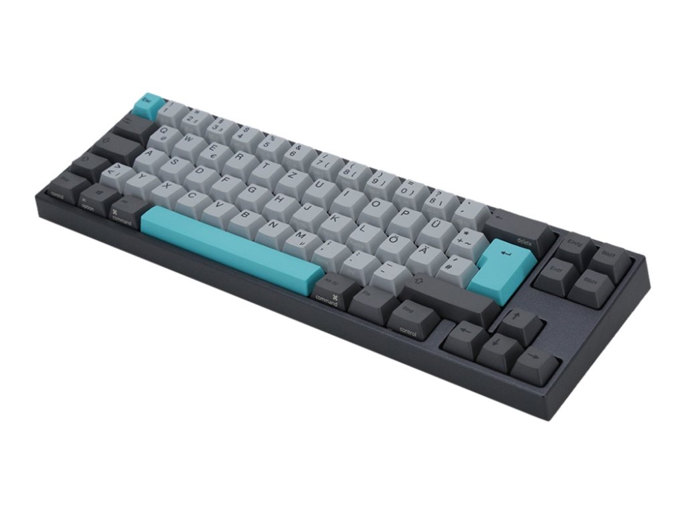 Ducky Miya Pro Moonlight TKL Gaming Keyboard for PC/Mac, MX-Silent-Red, White LED - Dark Grey
