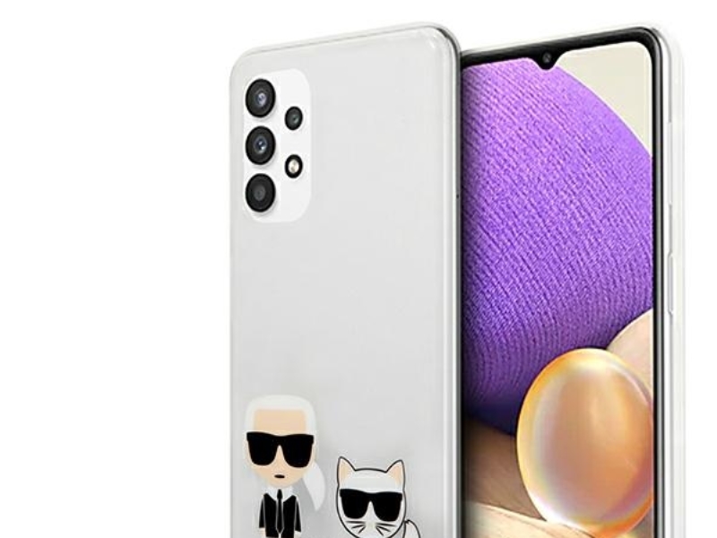 Karl Lagerfeld Klhca32cktr A326 A32 5G Hardcase Transparent Karl & Choupette