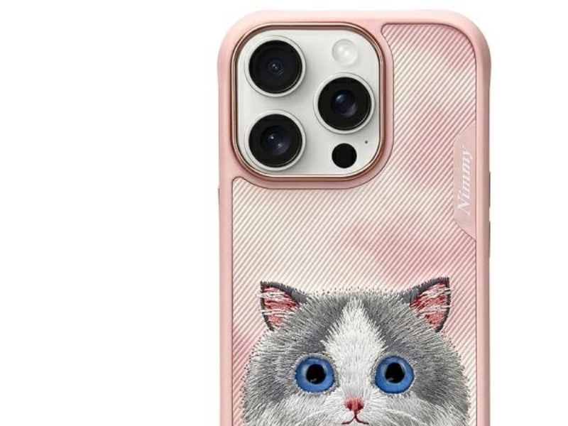 Nimmy Big Eyed Pet 2.0 Katteetui Til Iphone 16 Pro - Pink