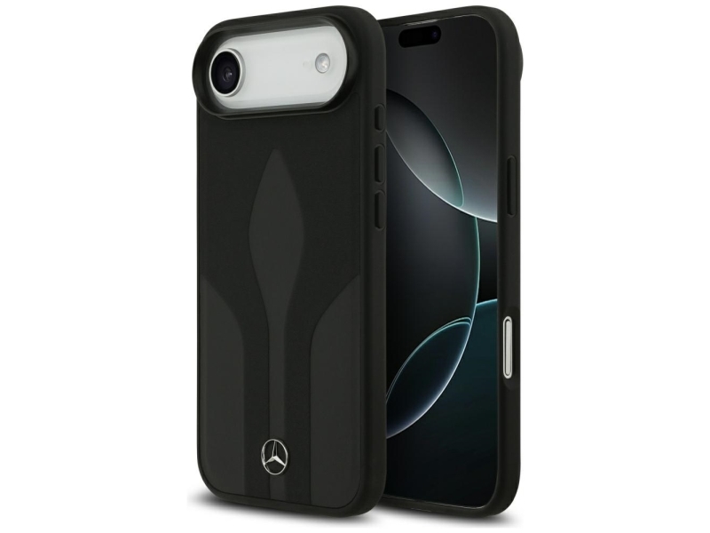 Mercedes Leather The Move Magsafe Case Für Iphone 17 Air - Schwarz