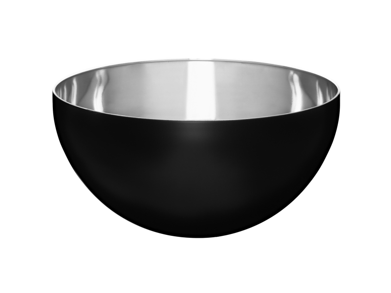 Skål rostfritt stål svart 24 cm | Bordssättning - Par - Bollar | GameStuff