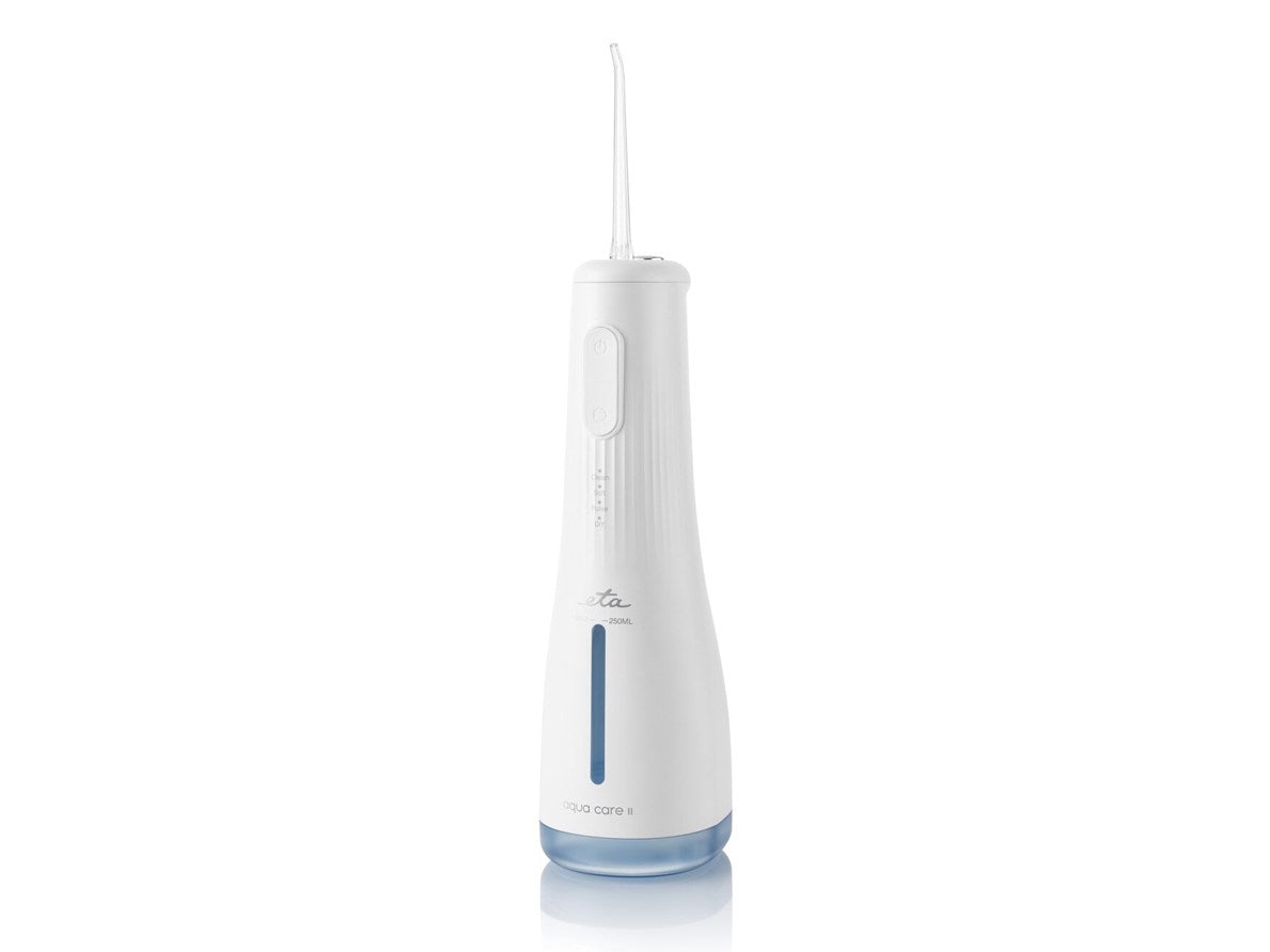 Eta AquaCare II, 0,25 L, Hvid, Trådløs oralvandingsanordning, 2,1 kPa, 8,3 kPa, Knapper