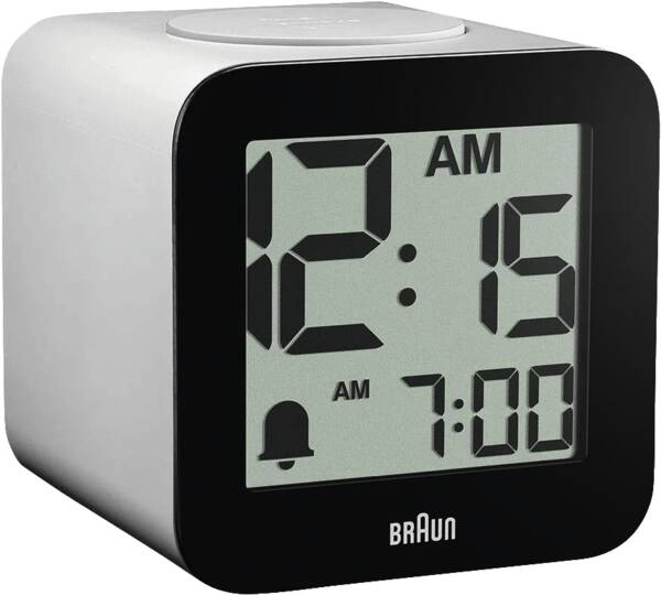 Braun BC25WP, Taulukko, Kvartsikello, Muu, musta, Valkoinen, LCD, Akku