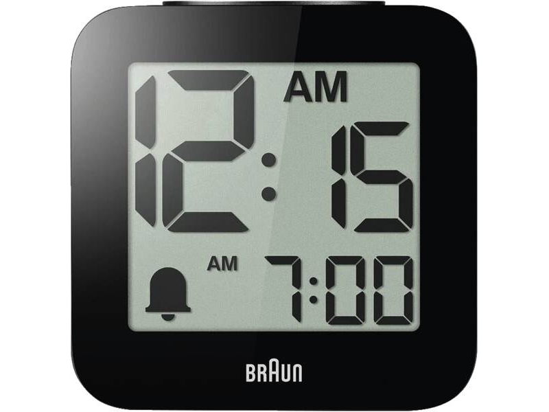 Braun BC25BP, Taulukko, Kvartsikello, Muu, musta, LCD, Akku