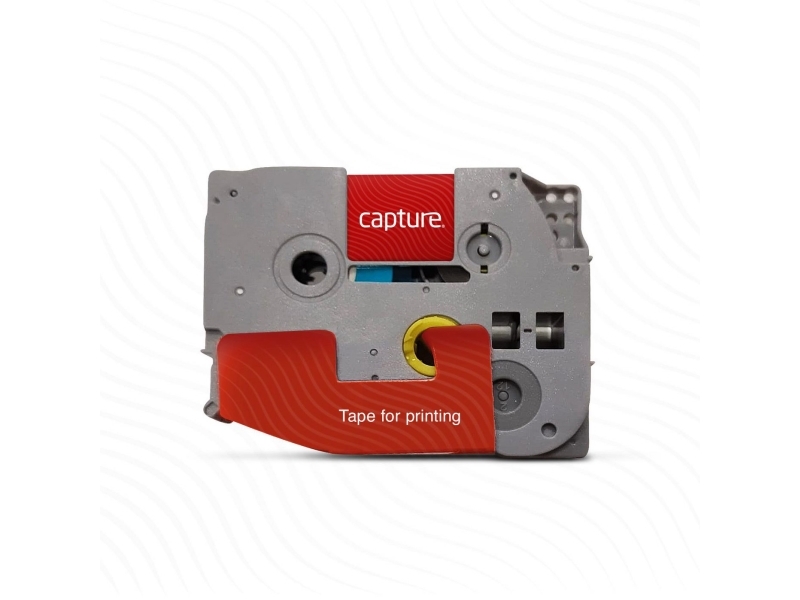 Capture Ca-Tzemqg35, Schwarz Auf Weiss, Nylon, Brother, P-Touch, 2,4 Cm, 8 M