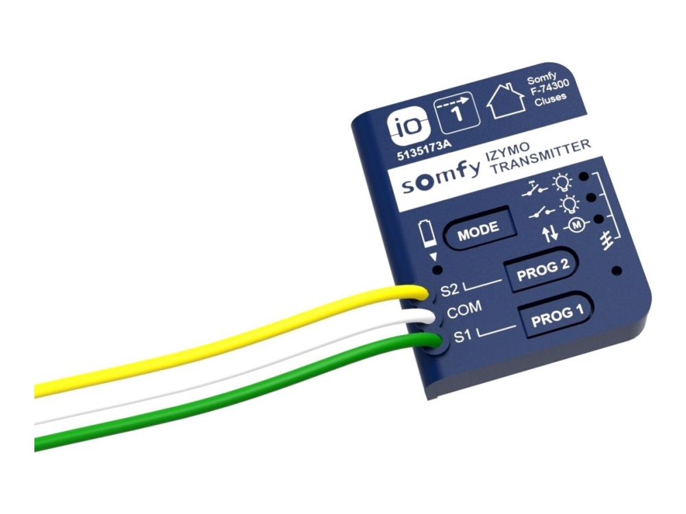 Somfy Izymo indbygningssender io - flush-mounted transmitter