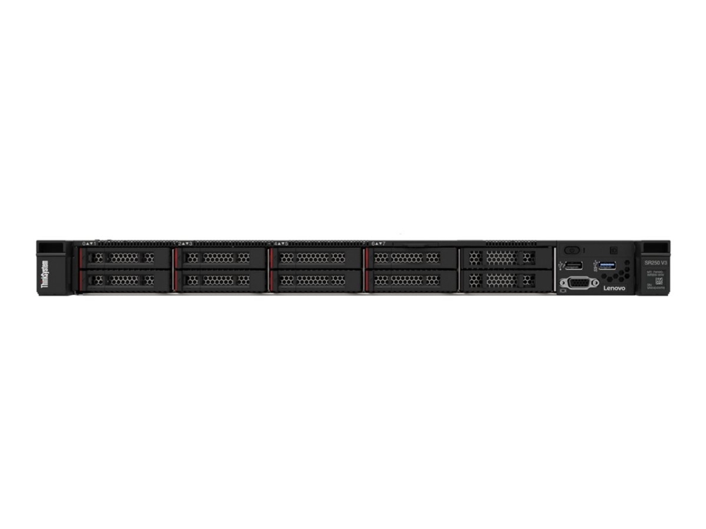 Lenovo Thinksystem Sr250 V3 7Dcl - Server - Rack-Monterbar 1U - Envejs - 1 X Xeon 6353P / Op Til 5.4 Ghz - Ram 32 Gb - Hot-Swap 2.5" Bås(E) - Ingen H