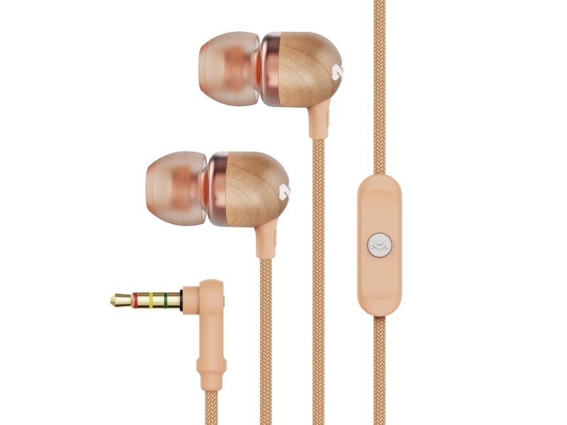The House Of Marley Smile Jamaica, Ledningsført, Opkald/musik, Headset, Hvid