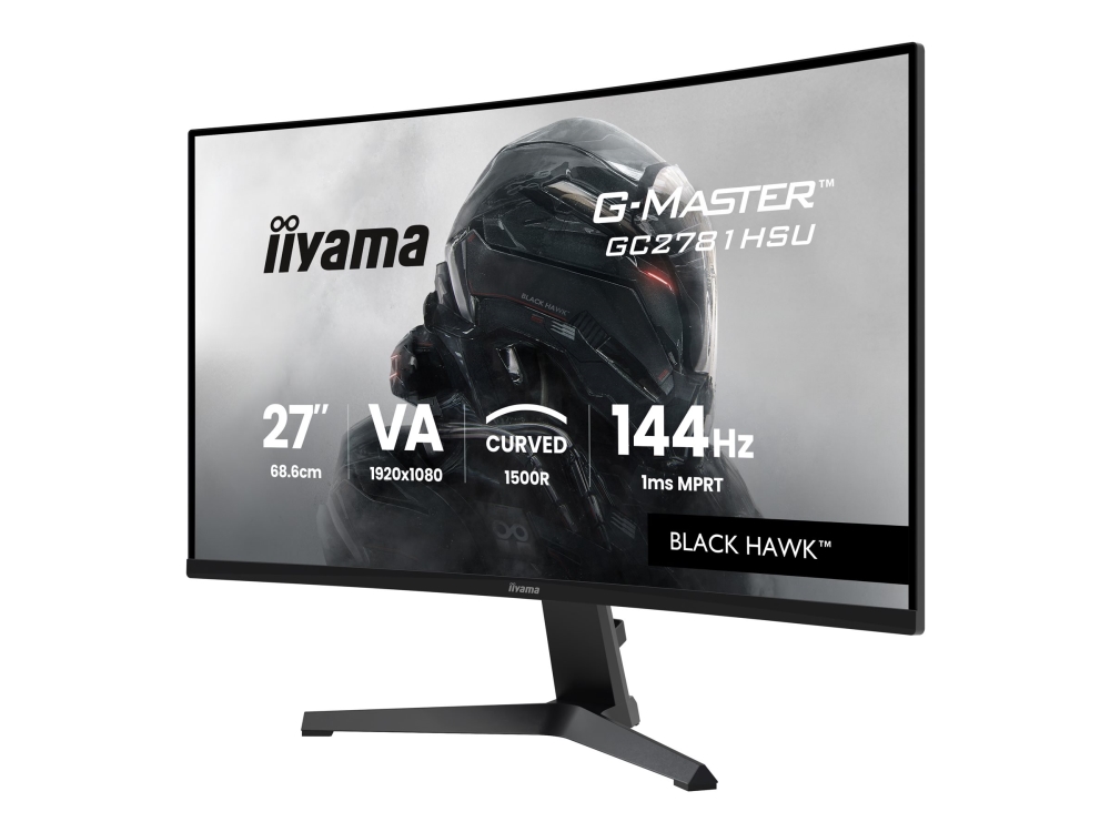 Iiyama G-Master Black Hawk - Led-Monitor - Gaming - Gebogen - 27" - 1920 X 1080 Full Hd (1080P) - Lautsprecher