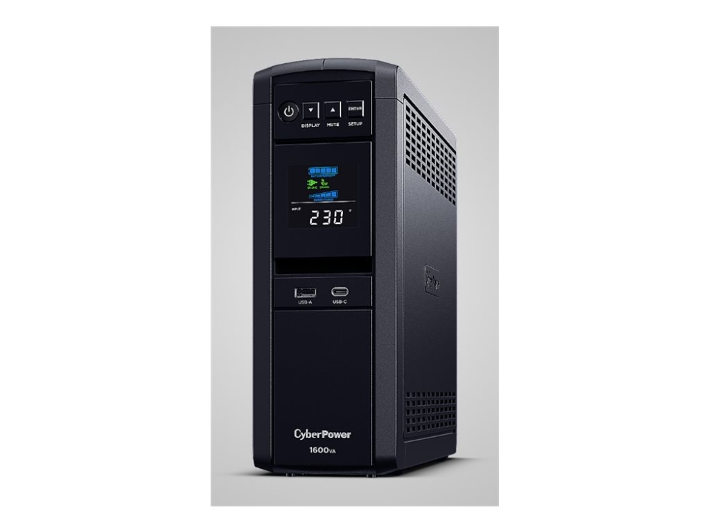Cyberpower Cp1600eipfclcd, Interaktive Eingangssteckdose, 1,6 Kva, 1000 W, Reiner Sinus, 169 V, 271 V
