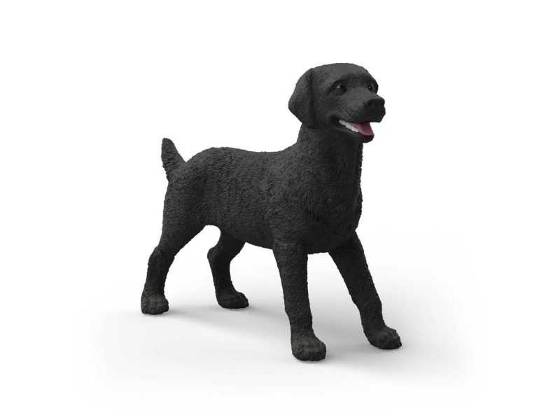 Schleich Spielzeugfigur Schwarze Labrador Hündin