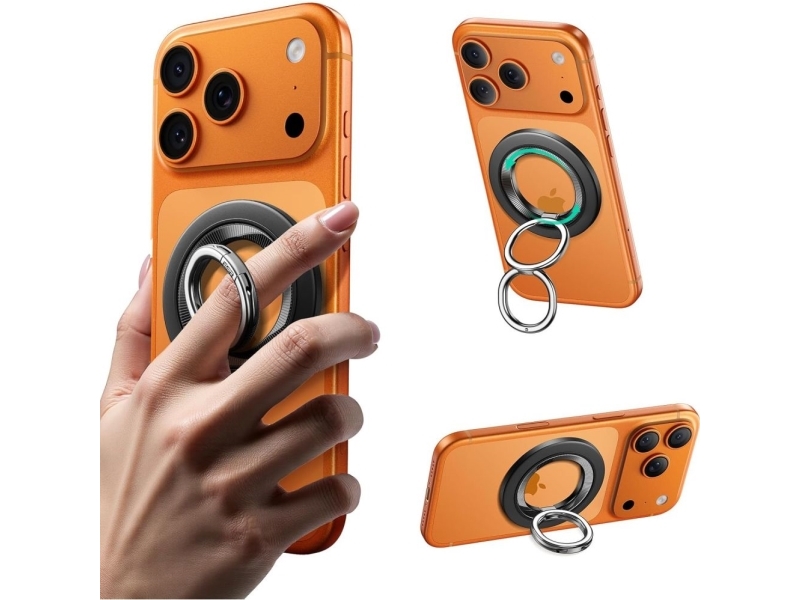 Esr Halolock Phone Grip Stand 360 Mobiltelefon-Stander Sort