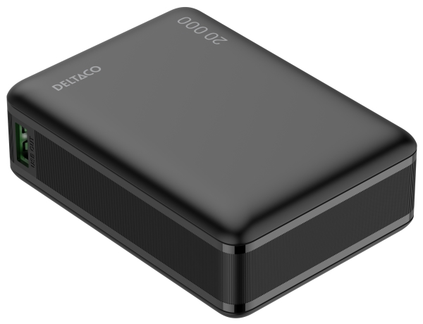 Deltaco Pb-C1012, 20.000 Mah, Lithium-Polymer (Lipo), Schwarz