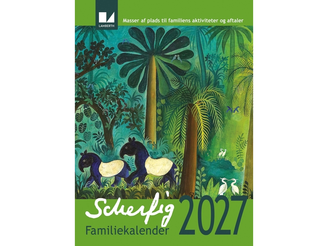 Hans Scherfig familjekalender 2027 Språk: Danska | Böcker - Årliga publikationer | GameStuff