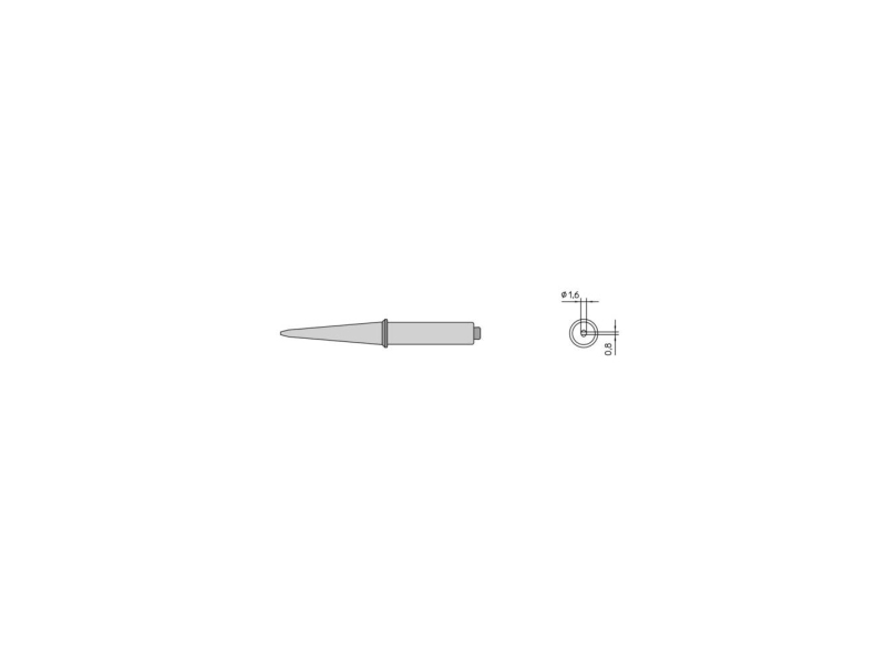Weller Ct5b8 Lötspitze 2,4Mm Verp. Loddespids Indhold 1 Stk