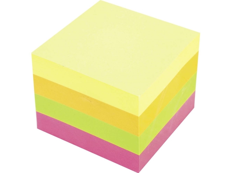 DELI Haftnotizen 5,1x5,1 cm Stick up, EA03303 400 St. farbig