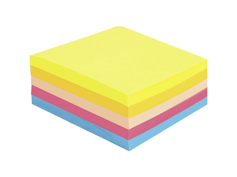 DELI Haftnotizen 7,6x7,6 cm Stick up, EA044 400 St. farbig
