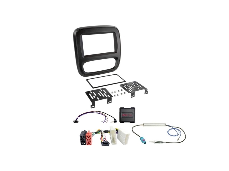 2-Din Kit Fiat/Nissan/Opel/Renault U/Klima Ratbetj.