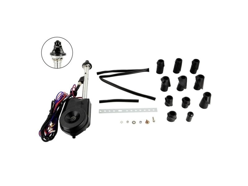 Universal teleskopisk motoriserad antenn AM/FM automatisk svart | Tele & GPS - Hobbyradio - Antenner | GameStuff