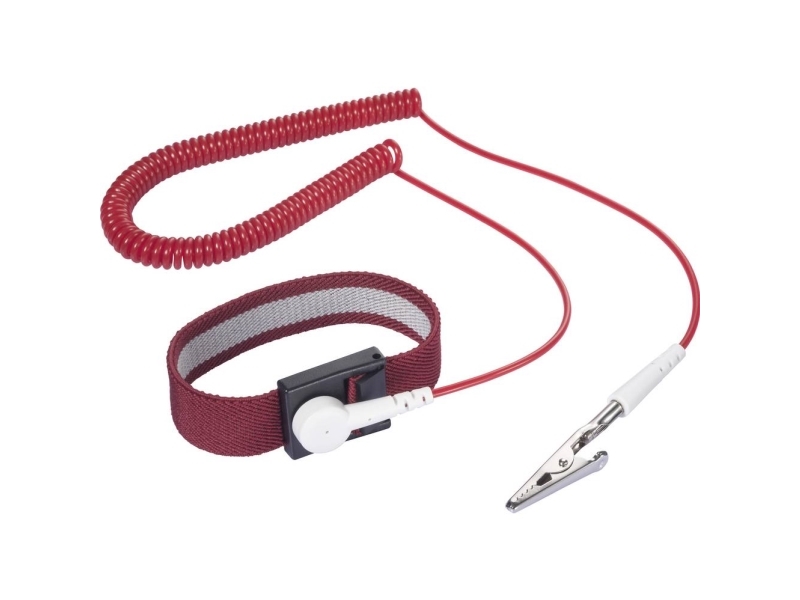 Tru Components Esd-Handgelenkband 2,5 M Druckknopf 10 Mm Hinten