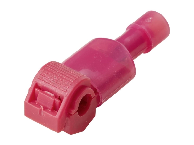 TRU COMPONENTS TC-14376160 Hurtiglukning fleksibel: 0.5-1.5 mm² stift: 0.5-1.5 mm² Poltal: 1 12 stk Rød
