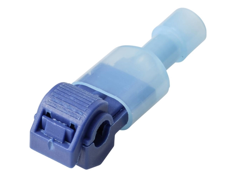 TRU COMPONENTS TC-14376168 Hurtiglukning fleksibel: 1.5-2.5 mm² stift: 1.5-2.5 mm² Poltal: 1 12 stk Blå