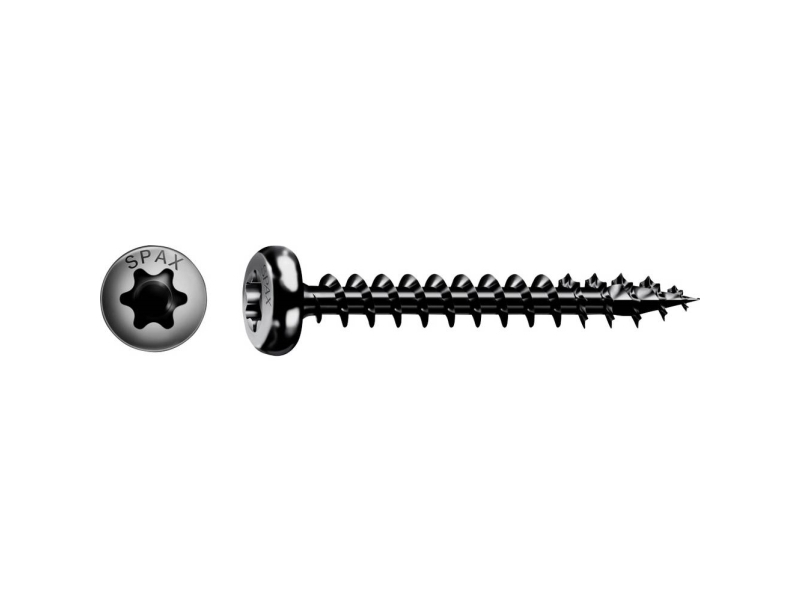 Spax Universalschrauben T20 Halbrundkopf Blax 0201040500353 5 Mm X 35 Mm 200 St. (0201040500353)