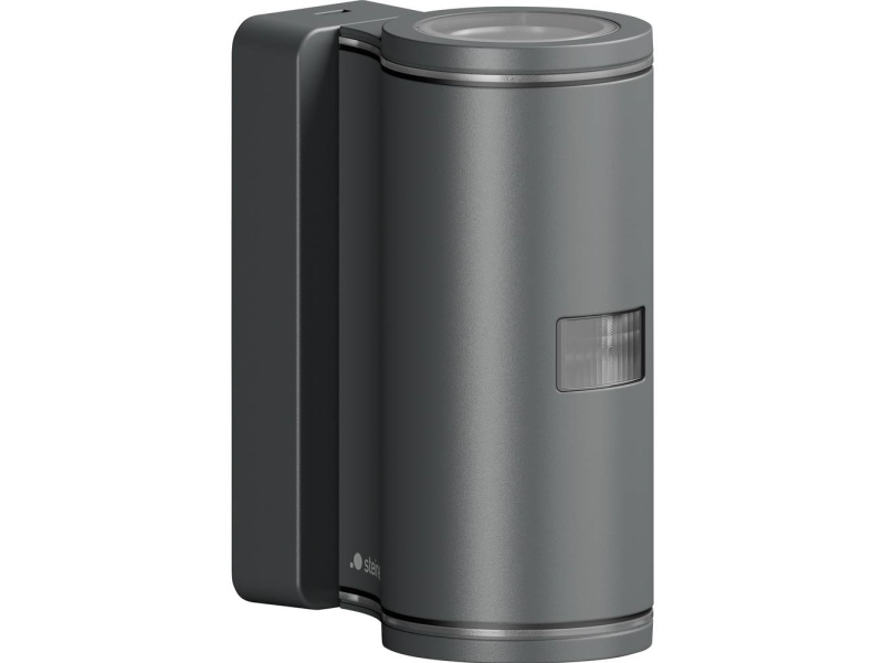 Steinel väggarmatur utomhus med rörelse- och skymningssensor L940 S PIR 14,5W 2xGU-10 3000K 1240lm IP44 IK03 antracit/aluminium/plast | Belysning - Utomhusbelysning - Strålkastare | GameStuff