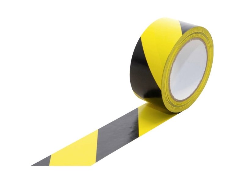 CellPack 364829 Gulvmarkeringer Sort/gul 1 stk (Ø x H) 112 mm x 50 mm