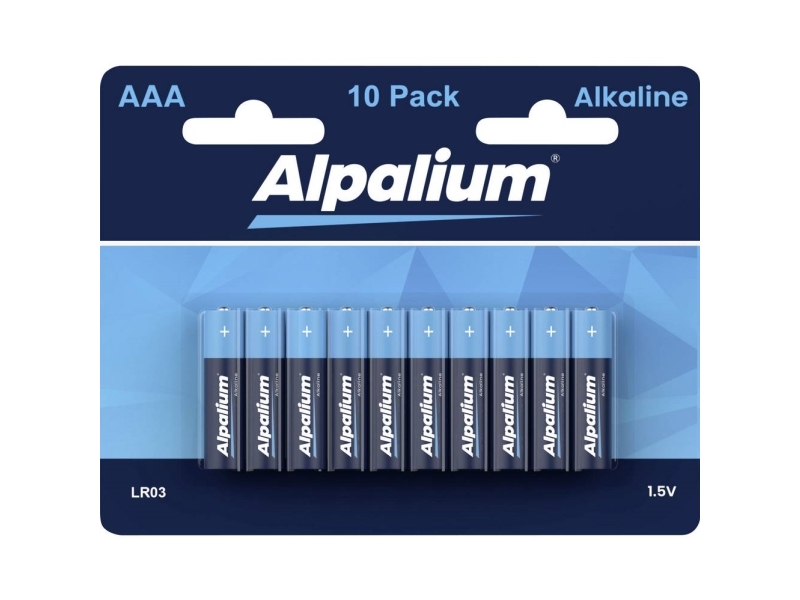 Alpalium Aaa-Batteri Alkali-Mangan 1.5 V 10 Stk